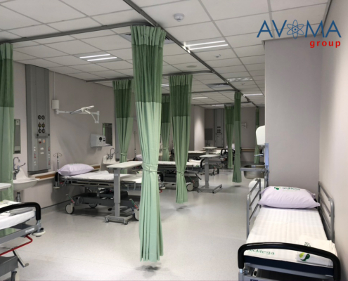 Clinical care bays at Sidilega Private Hospital