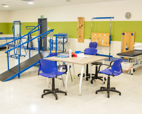 Rehabilitation space at Ekuphileni Clinic